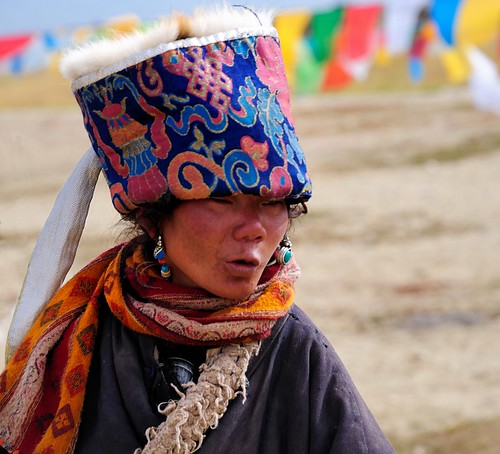 The beautiful Nomad people of Tibet, pilgrimage at the Lake Manasarovar. by reurinkjan