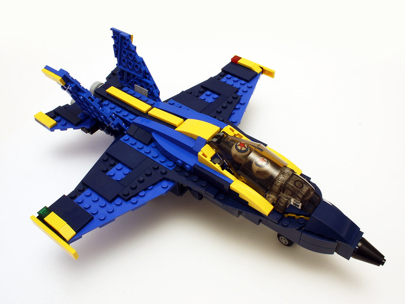 MOC: Blue Angels F-18 Hornet - Special LEGO Themes - Eurobricks Forums