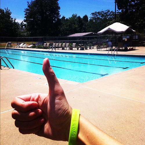 Fayetteville friends! Mt. Sequoyah summer pool membership = awesome. We're the only ones here!