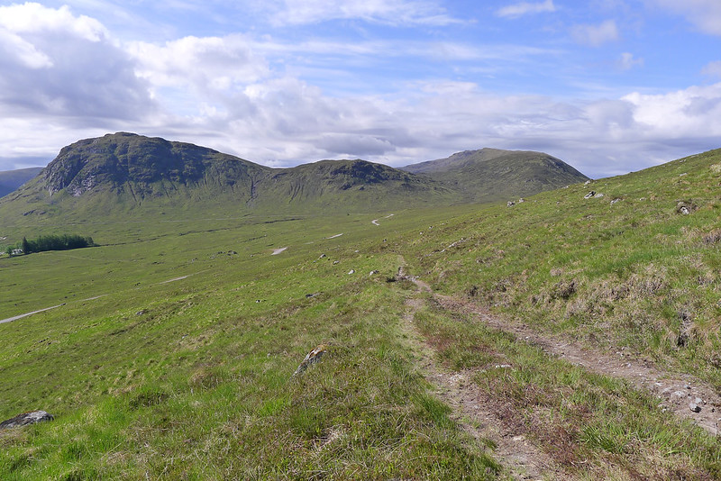 The hills west of Strath Ossian