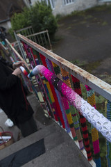 Yarn bombing Besançon 45
