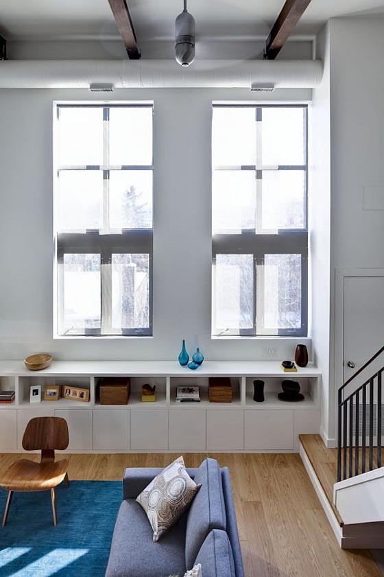 Interior-Riverdale-Loft-Apartment-with-Two-Windows-by-Beauparlant-Design