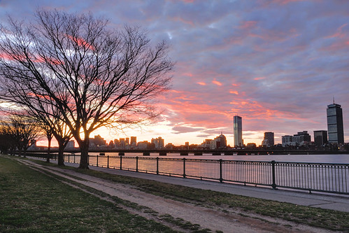 Boston Sunrise March 24, 2012 by MY DOG TAZ