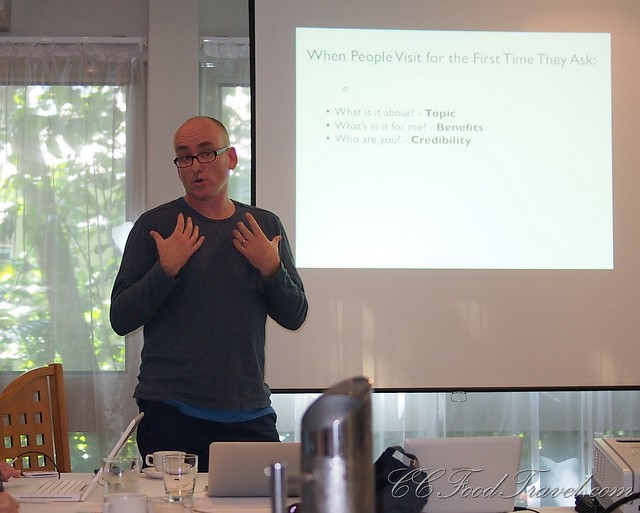 Darren Rowse of Problogger, in action