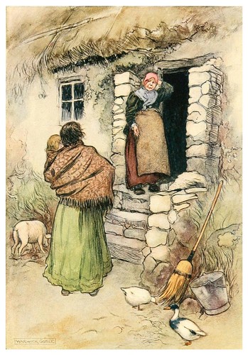 012-Una llamada a la señora Margarita-Irish ways-1909-ilustraciones de Warwick Goble