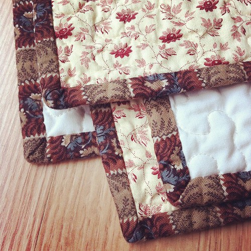 Binding corners On A Whim quilt