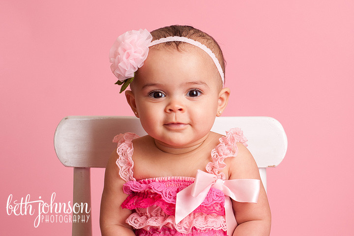 baby photography studio tallahassee florida girl pink