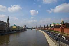 Vue depuis le Pont Bolshoy Moskvoretsky