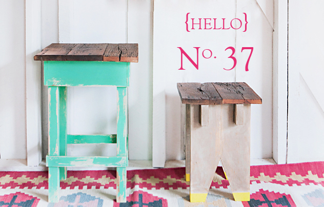 No. 37 {the stool with yellow feet}