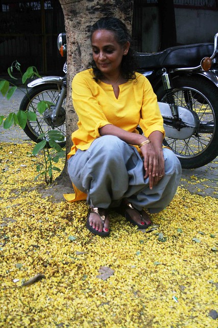 City Sighting - Arundhati Roy, Near Khanna Market