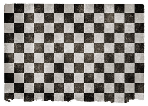 Checkered Grunge Flag