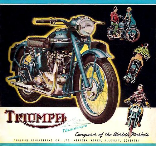 1952 Triumph Thunderbird the world conqueror by bullittmcqueen