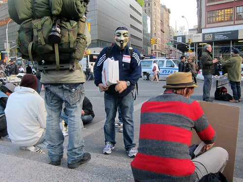 Occupy Wall Street: A25, Union Square, Freddy Kruger's Nightmare on Wall Street?