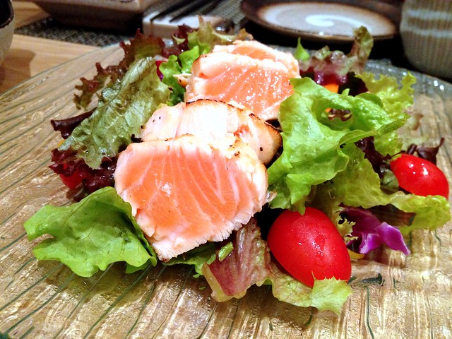 Salmon Tataki Sashimi