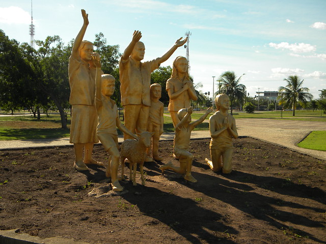 Monumento em homenagem aos pioneiros de Palmas
