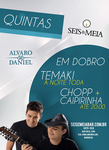 Flyer Alvaro & Daniel by chambe.com.br