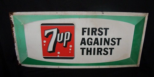 1960's era vintage 7.UP sign. by Eddie from Chicago