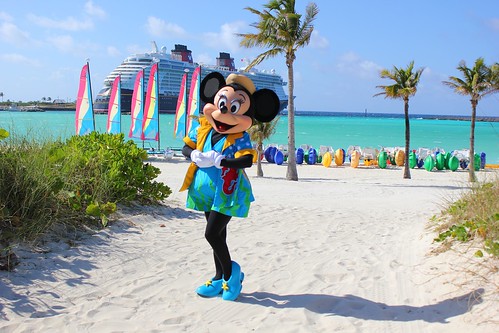 Minnie Mouse at Castaway Cay