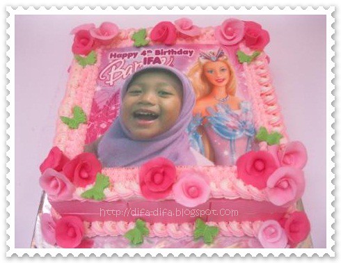 girly birthday cake by DiFa Cakes