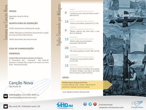 Agenda do ano 2012 da Canção Nova by cancaonovasp