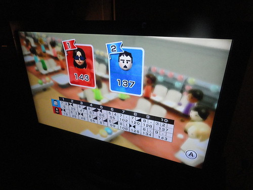 Wii bowling