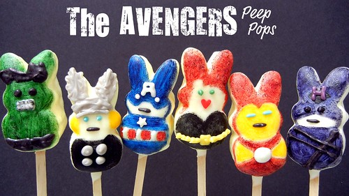 Avengers Peep Pops
