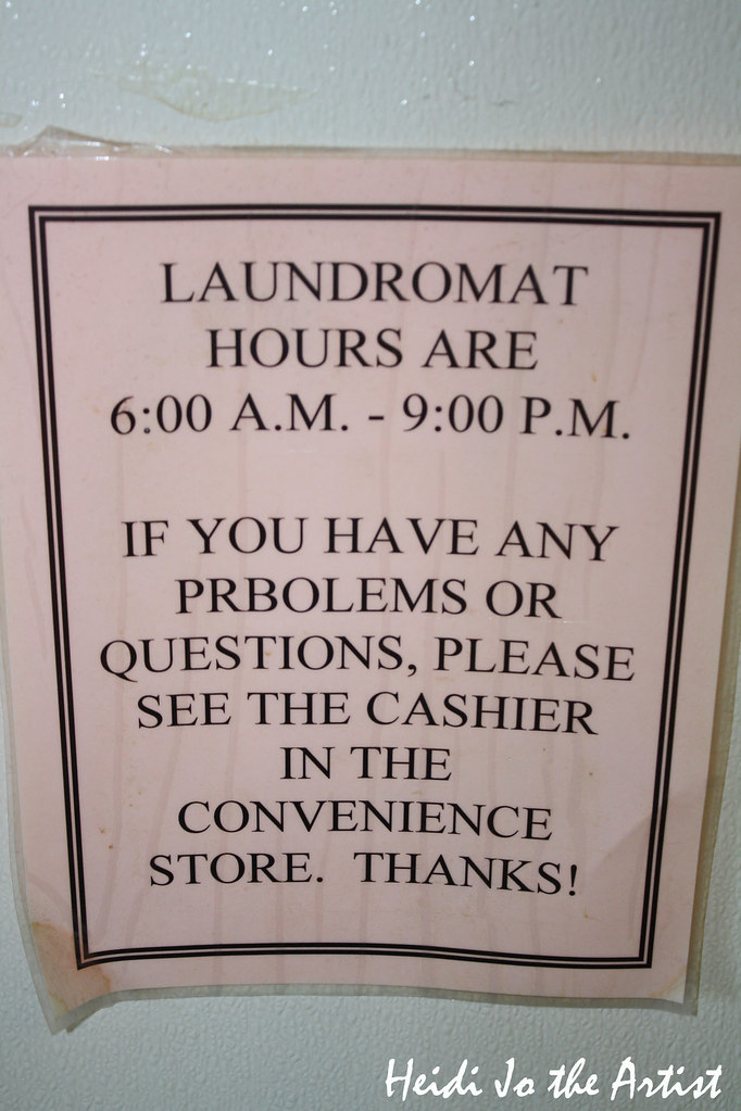 Laundromat Typo