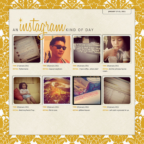 Instagram Album Page Example