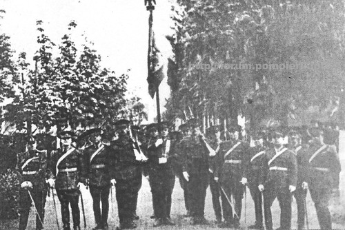 Jurămant recruti pompieri militari / Bucuresti -1935