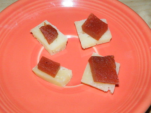 Manchego cheese with Quince Paste