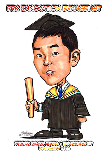 Caricature for Pernod Ricard Korea - Myeongjun