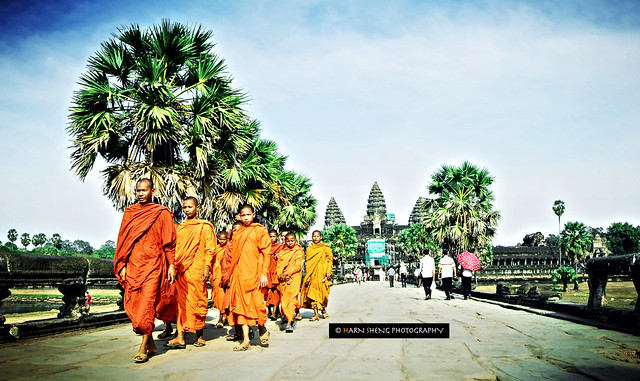 Monks Marching Out