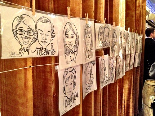 Caricature live sketching for Diageo Singapore Pte Ltd - f