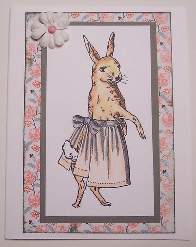 Bunny in Apron Card