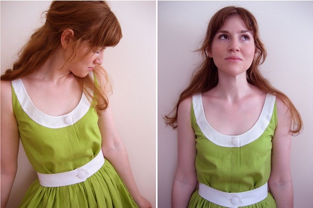The Moon-Spinners Green Dress