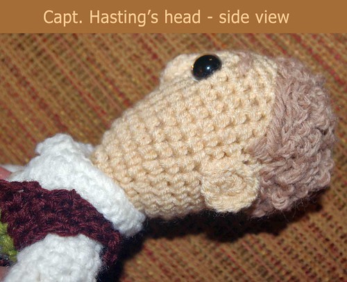 Captain Hasting's head, side