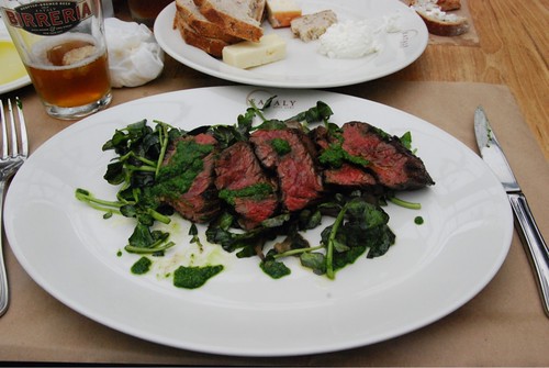 Steak from Birreria