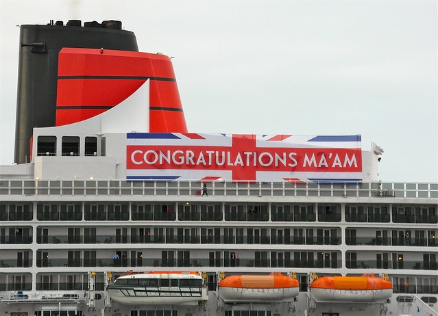 Queen Mary 2 Jubilee Banner