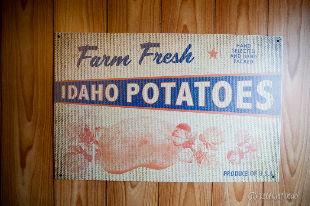 Farm Fresh Idaho Potatoes only!