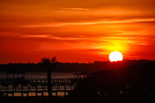 Folly Beach Sunset - Happy Father's Day 2012!