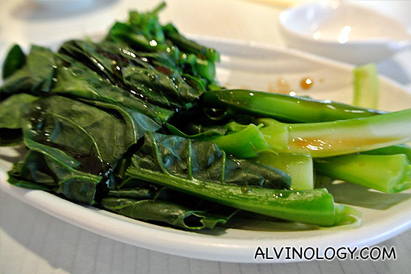 Vegetable with oyster sauce