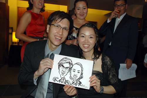 caricature live sketching for Rio Tinto Dinner & Dance - 11