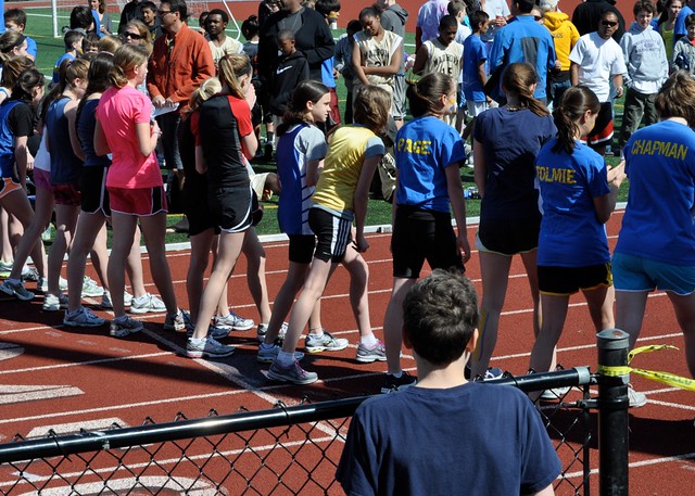 Middle-school track meet
