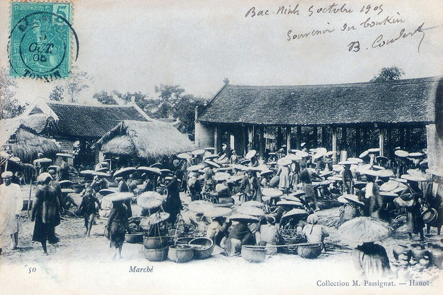 Chợ xưa ở Bắc Kỳ - 1905