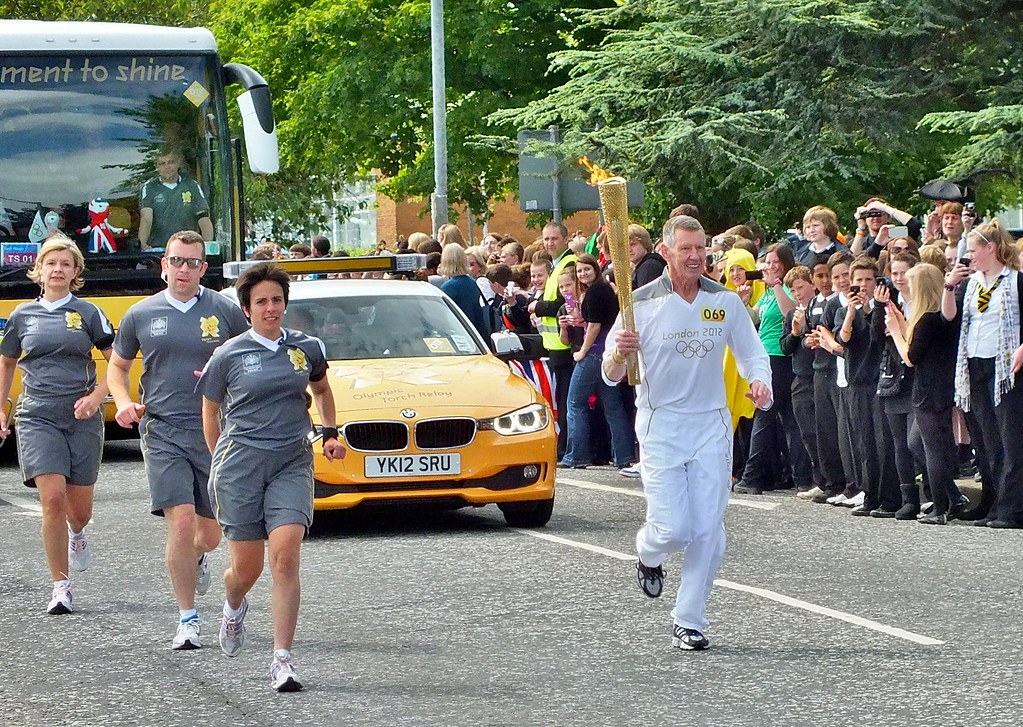 Olympic Flame in Falkirk.