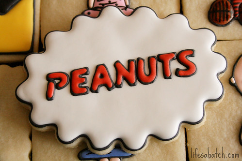 Peanuts Logo Cookie.