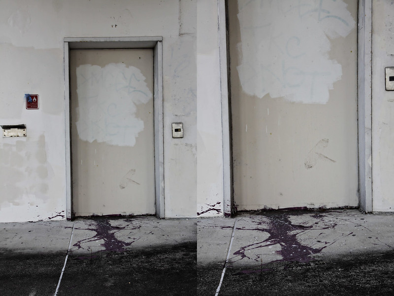 abandoned garage diptych 3