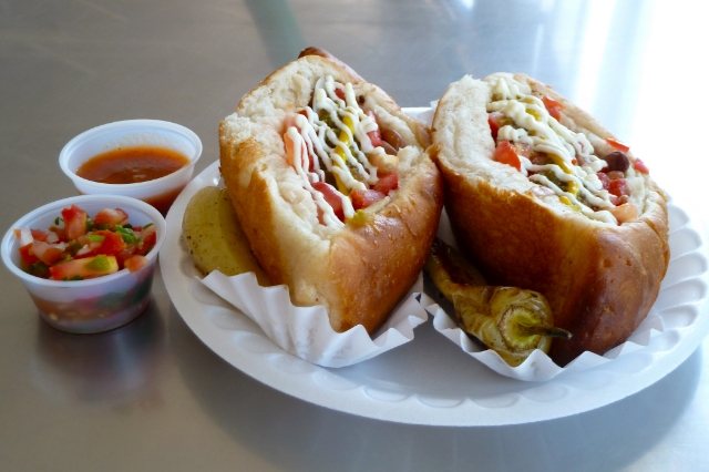 Sonoran hotdog