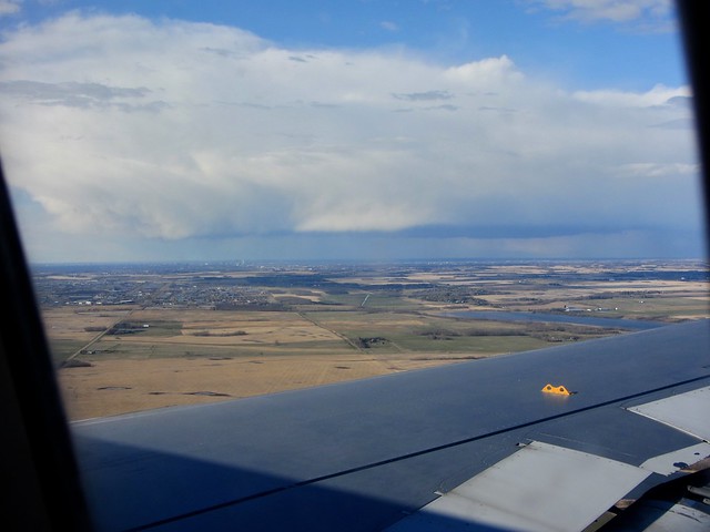 Ominous Raincloud over Edmonton