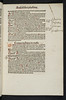 Manuscript initial pasted in from Heimericus de Campo: Reparationes librorum totius philosophiae naturalis secundum processum Albertistarum et Thomistarum